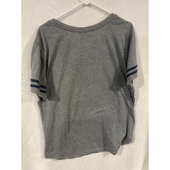 Womens Shirts Tops 2XL Gray Stranger Things Netflix Crew Graphic Short Sleeve - Picture 6 of 7